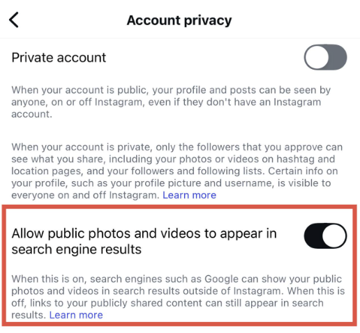 How to Make an Instagram Account Private