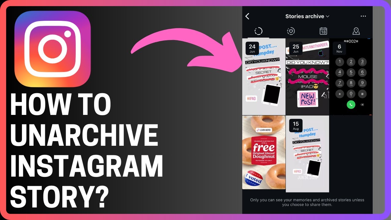 How to Unarchive Instagram Story